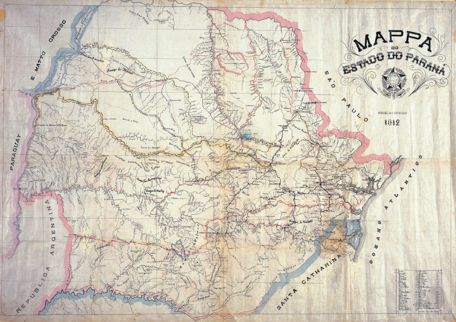 Mapas históricos do Paraná