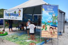 Tenda Ambiental promove ações para crianças e adultos no Litoral