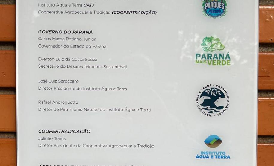 placa de inauguração