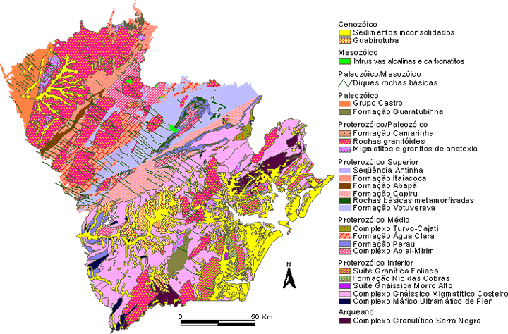 Escudo geológico - Litoral