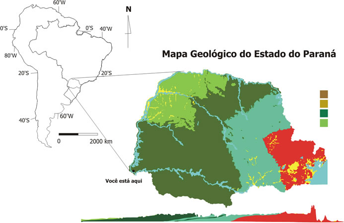 Mapa Geológico do Paraná