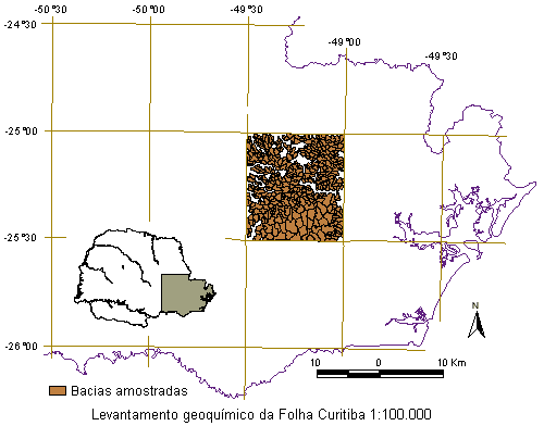 Mapa de Curitiba