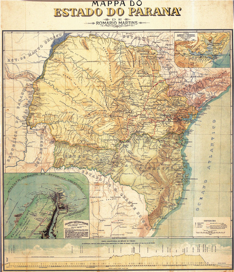 Mapas históricos do Paraná