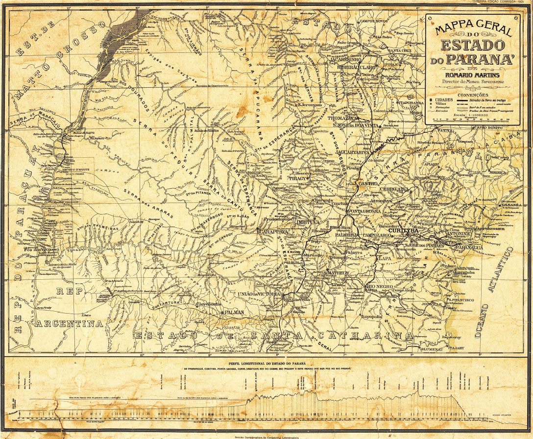 Mapas históricos do Paraná