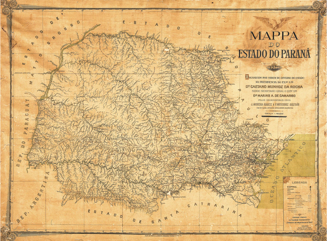 Mapas históricos do Paraná