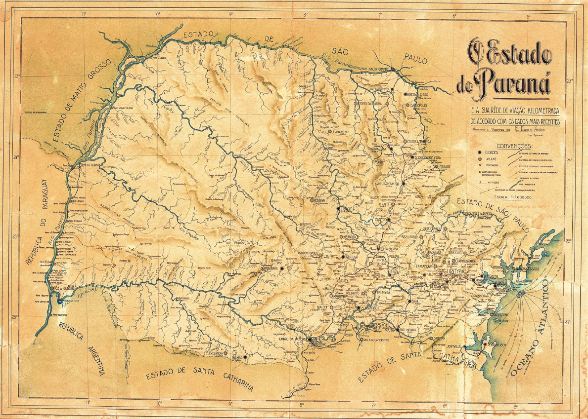 Mapas históricos do Paraná