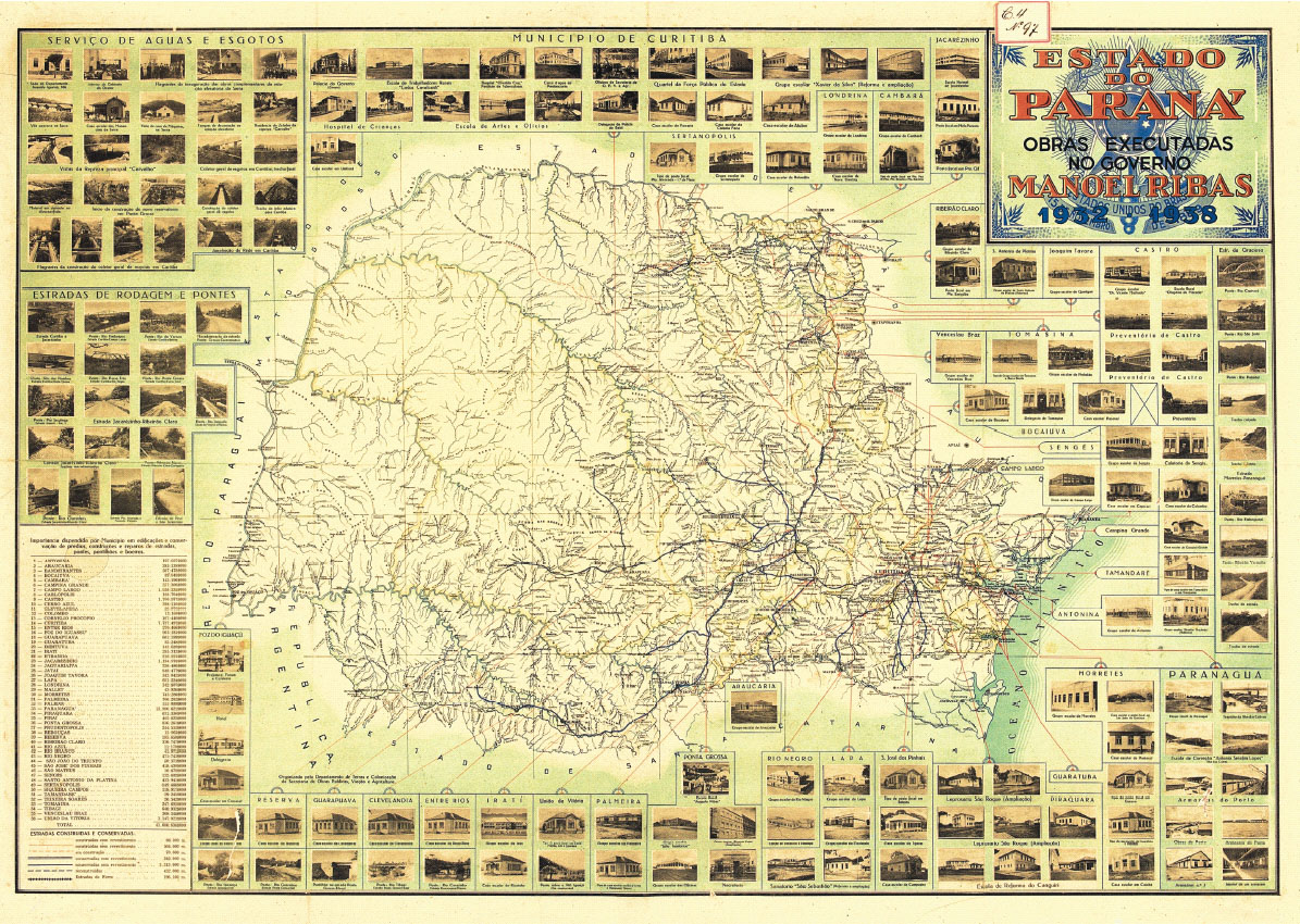 Mapas históricos do Paraná