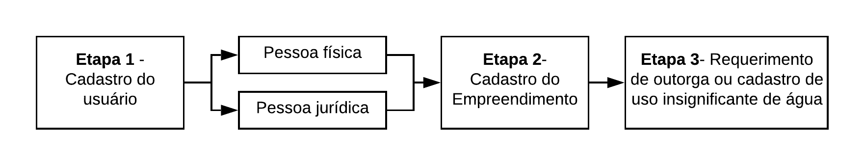 Etapas do processo