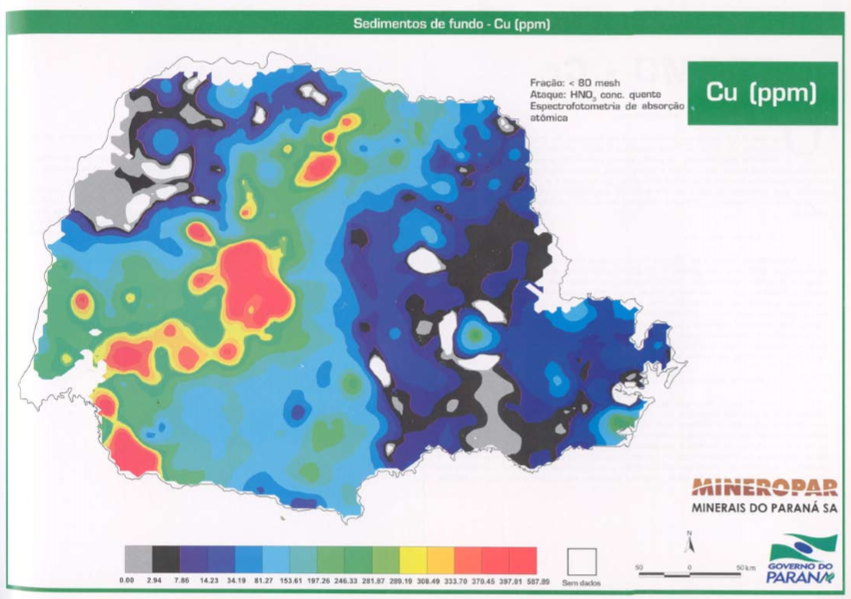 Atlas Geoquímico do Paraná