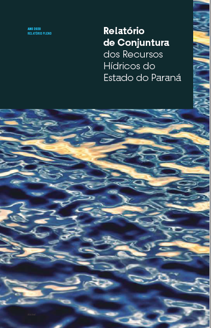 Capa do Relatório de Conjuntura dos Recursos Hídricos do Estado do Paraná