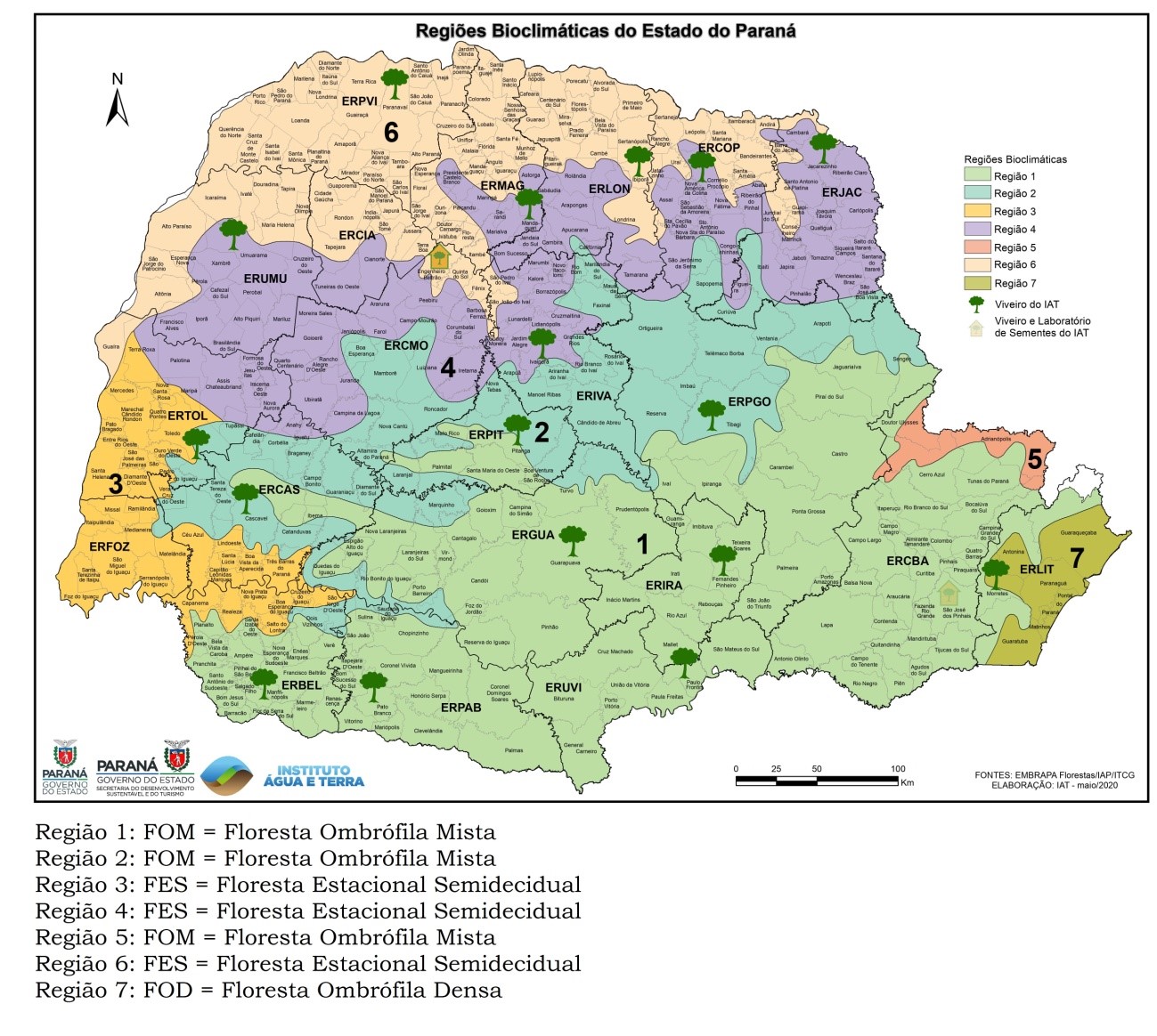 regioes bioclimaticas