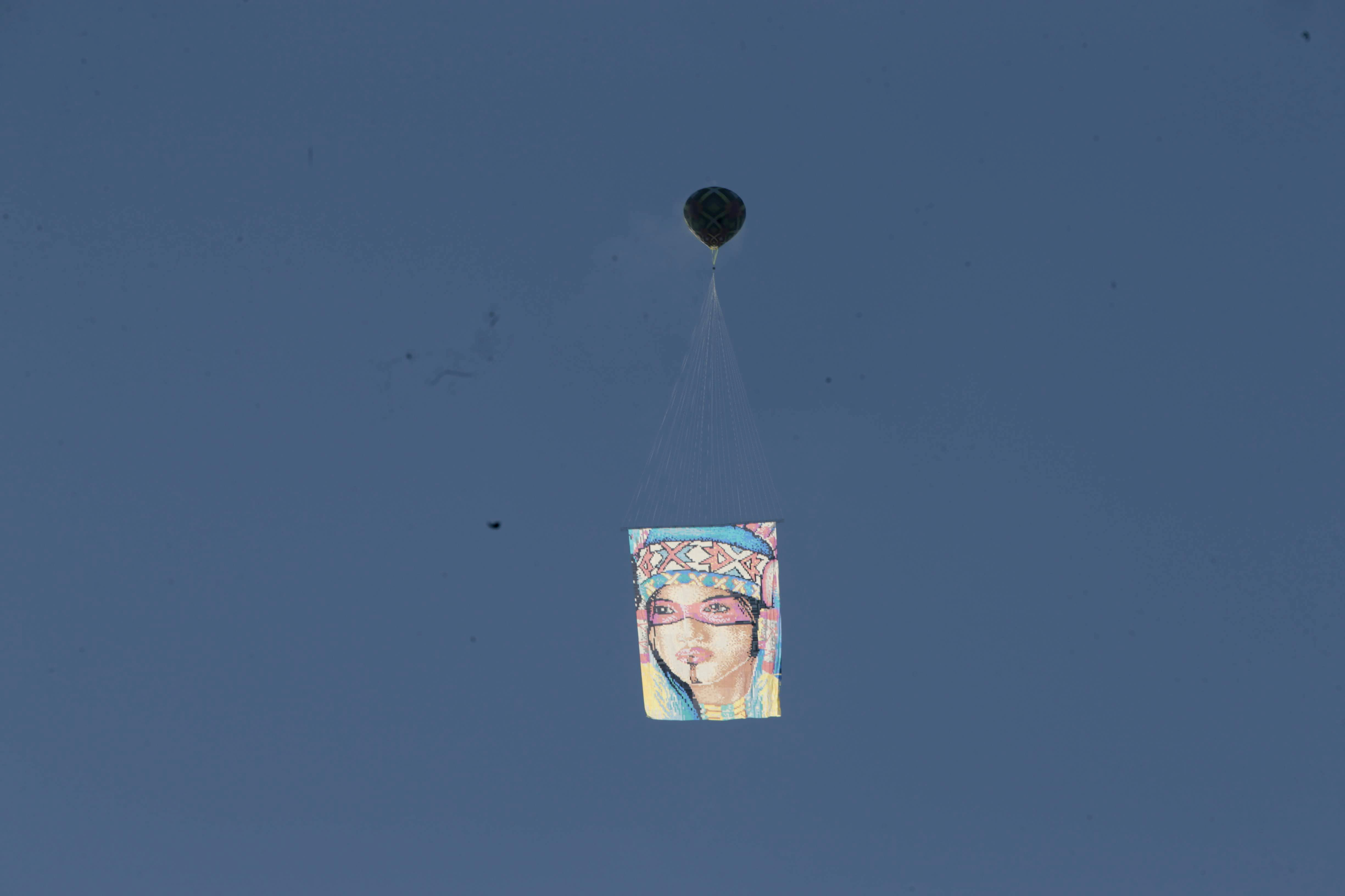 Foto de balão no céu