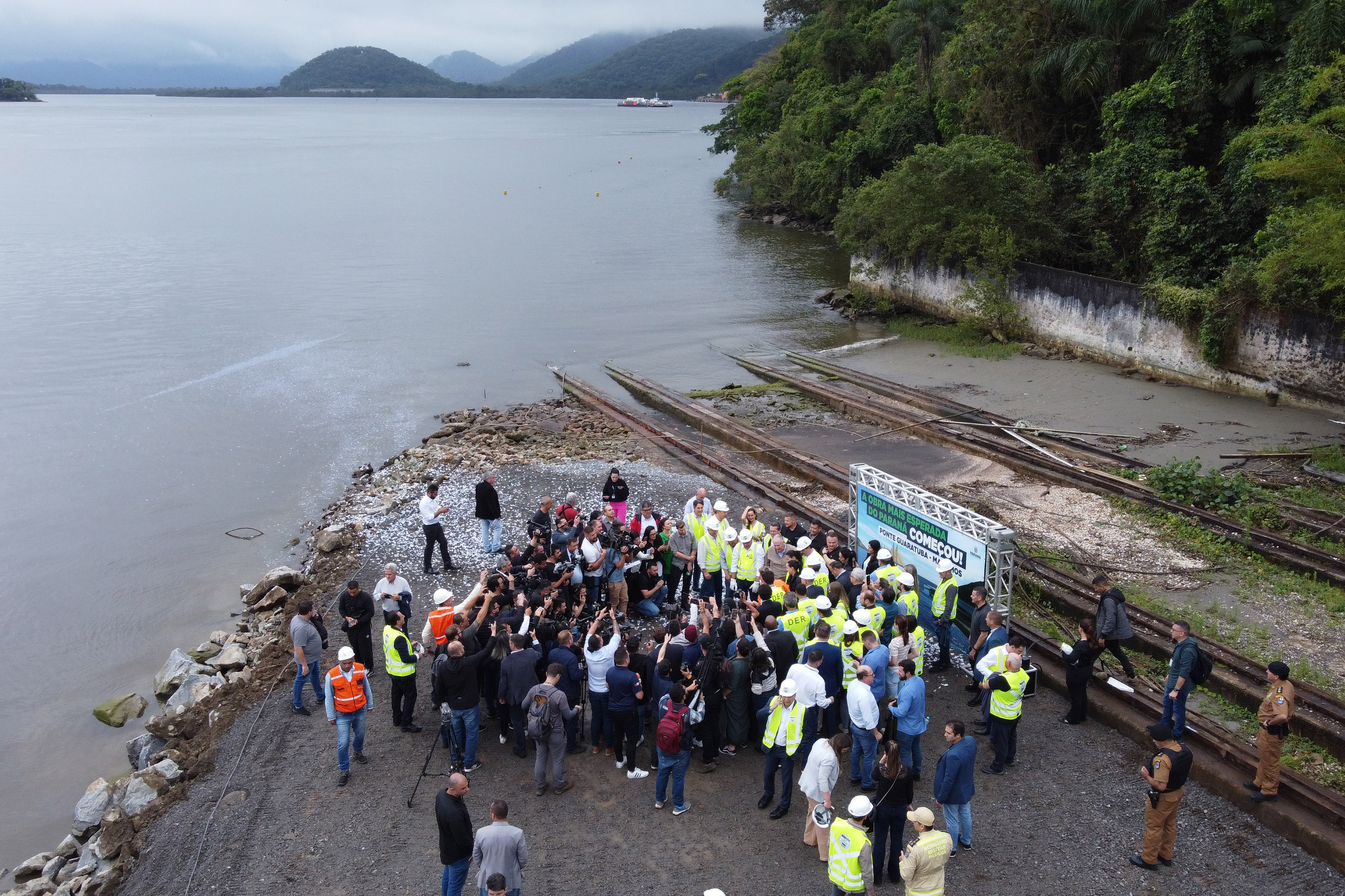 Com emissão da licença prévia, Ponte de Guaratuba avança e entra