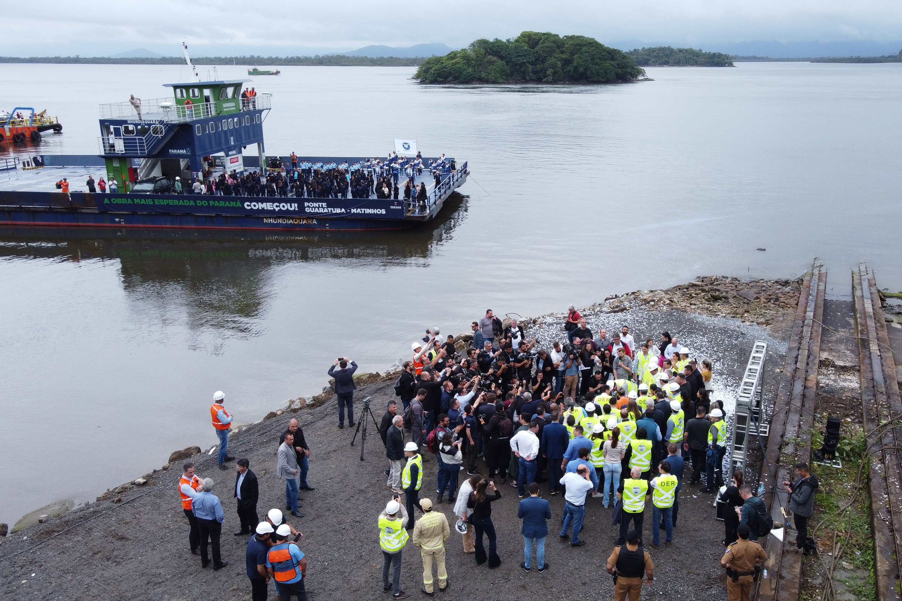 Com emissão da licença prévia, Ponte de Guaratuba avança e entra