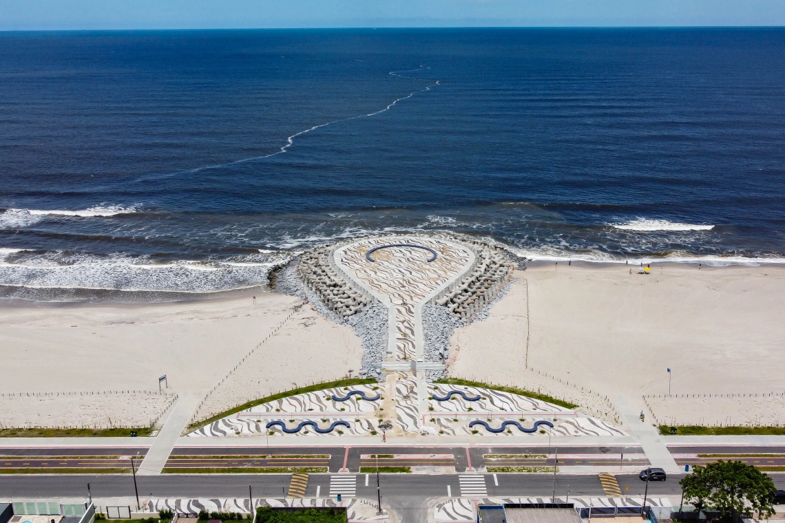 Obras em perspectiva plongé