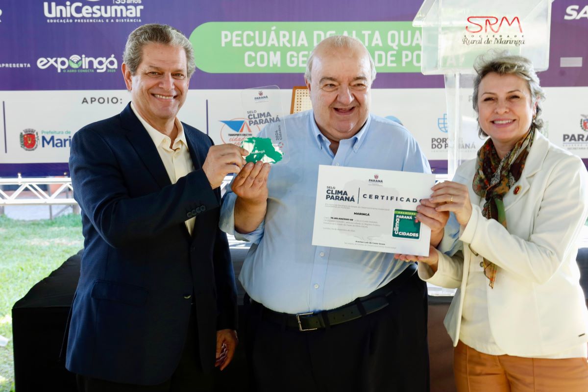 Sedest entrega Selo Clima Paraná Cidades
