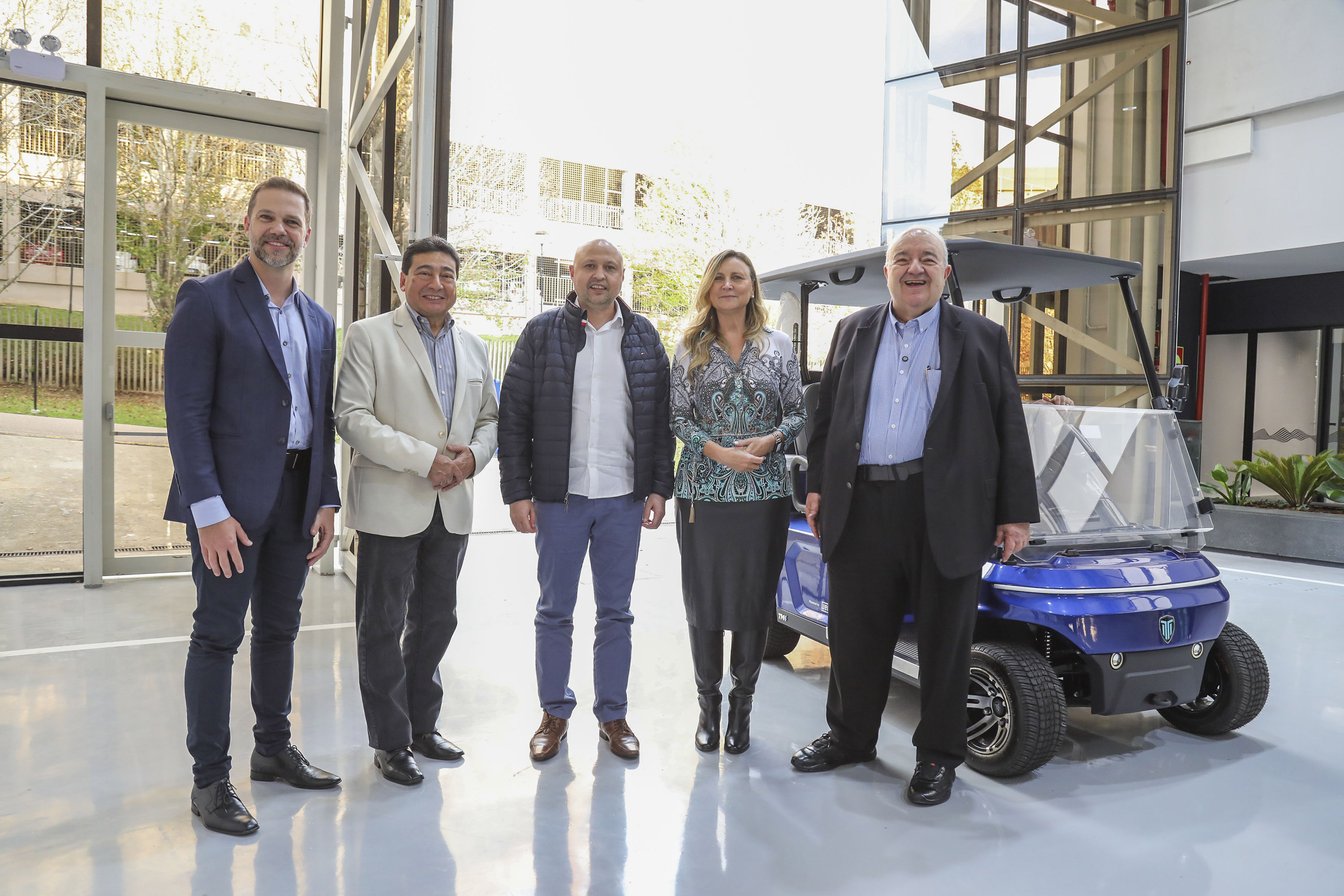 Fotos de visita do Secretário à Fiep