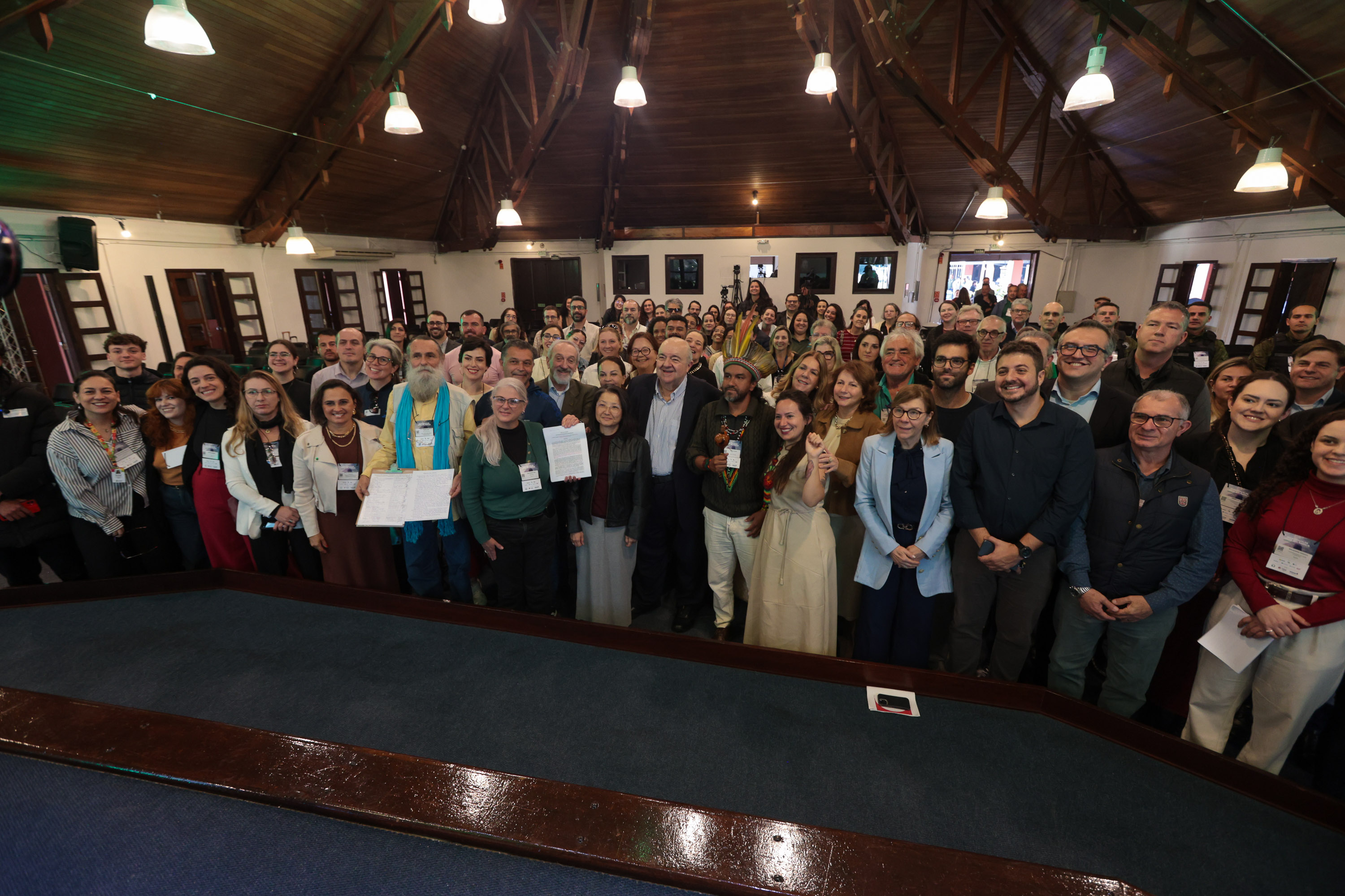 Foto de apresentação da Conferência da Mata Atlântica