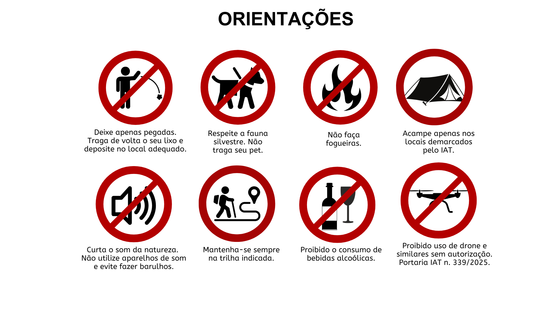 Orientações PE Pico Paraná