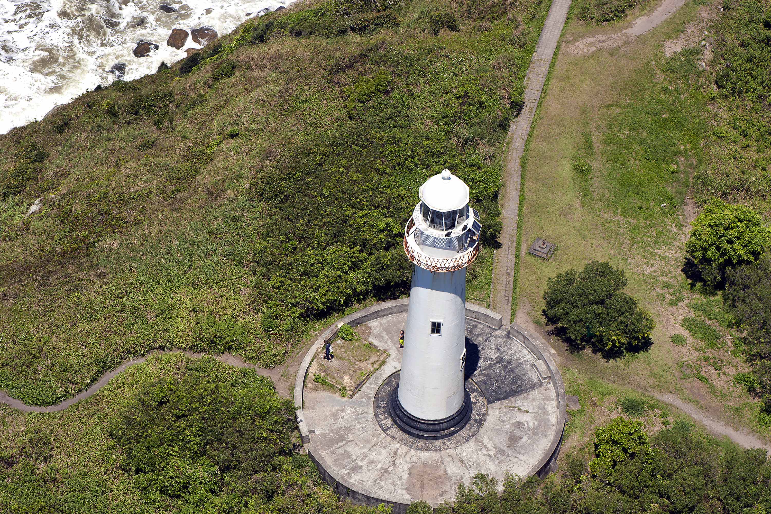 Foto aérea da Ilha do Mel