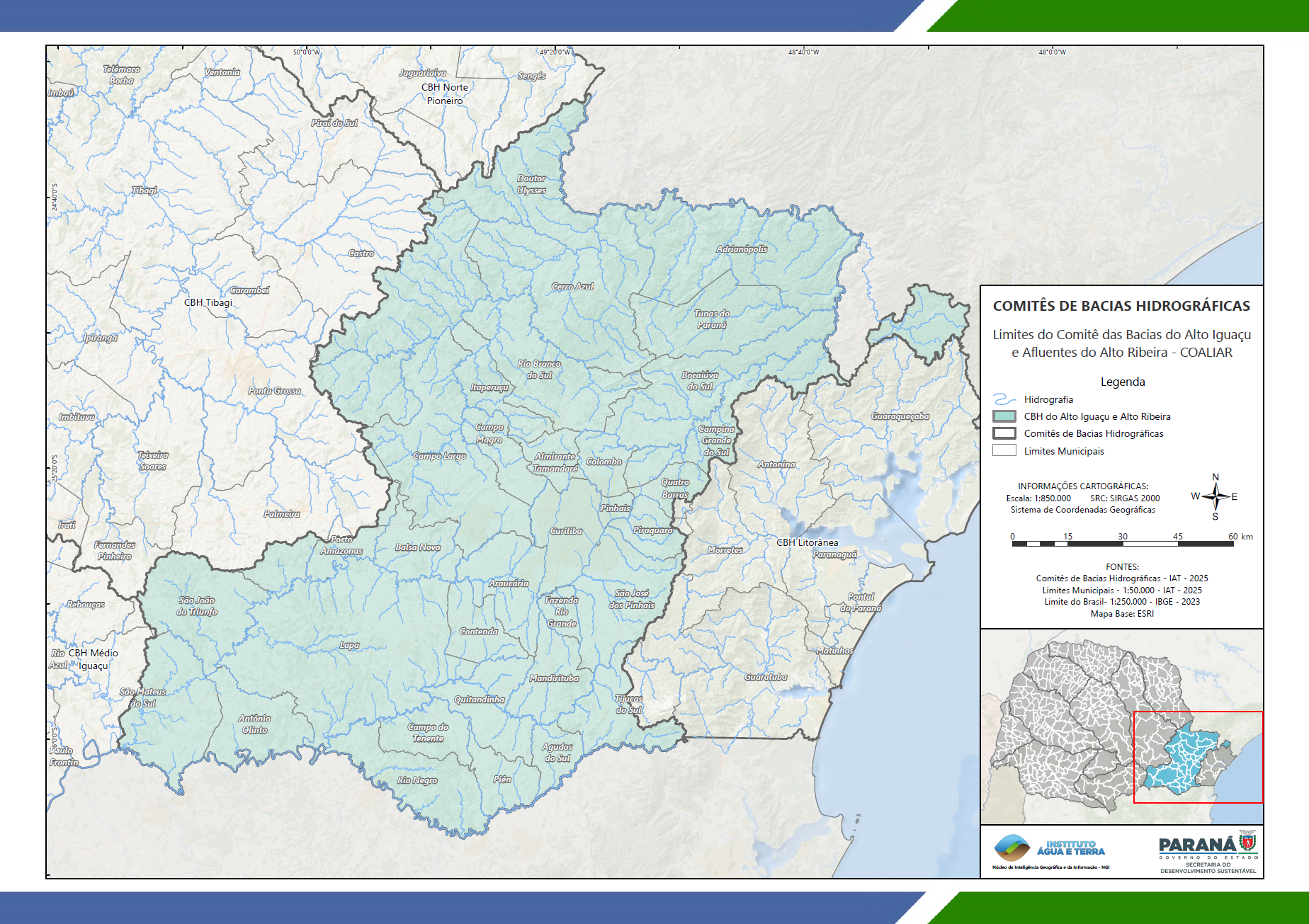Area de abrang~encia Coaliar
