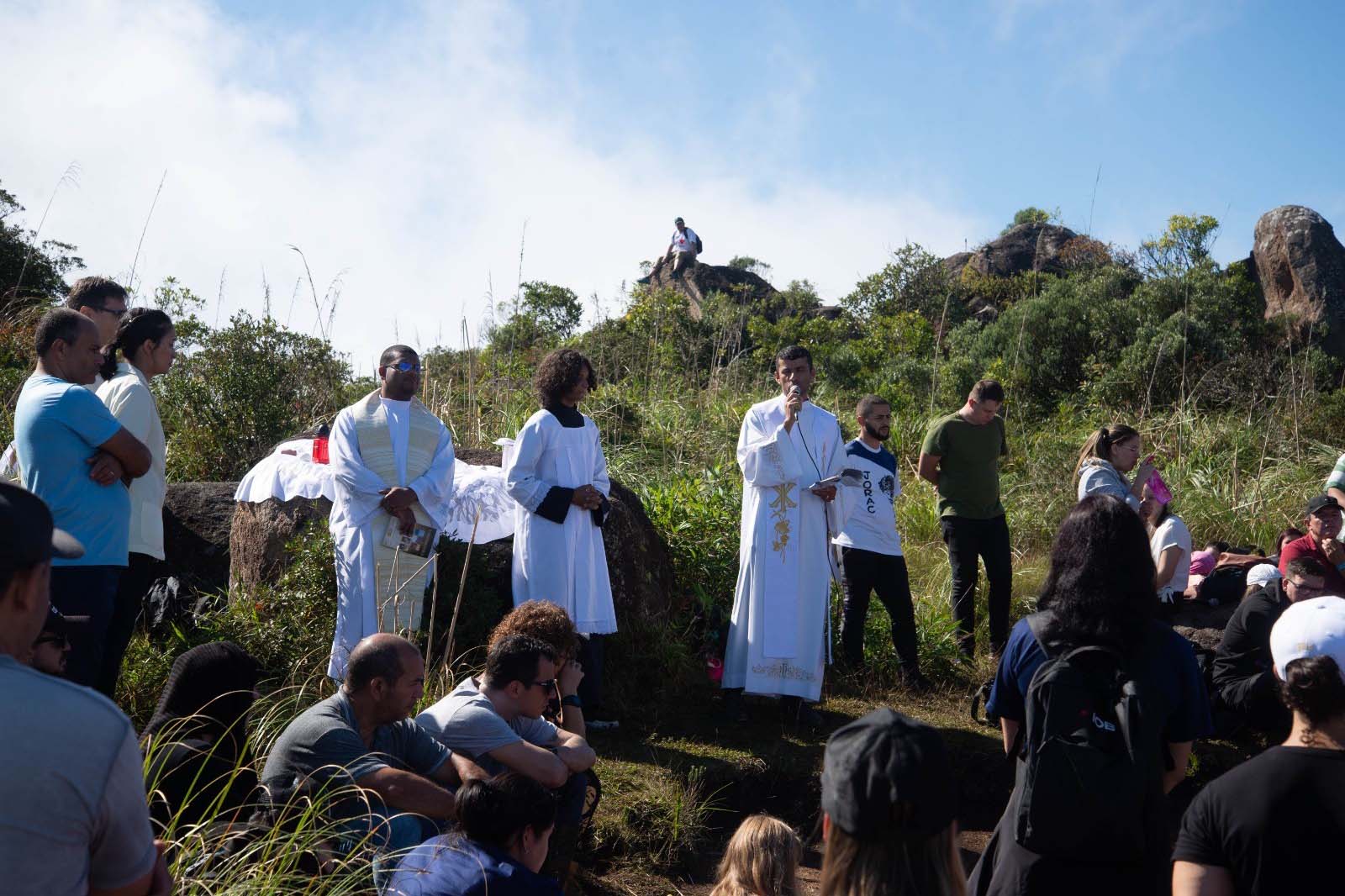Foto de celebração de missa