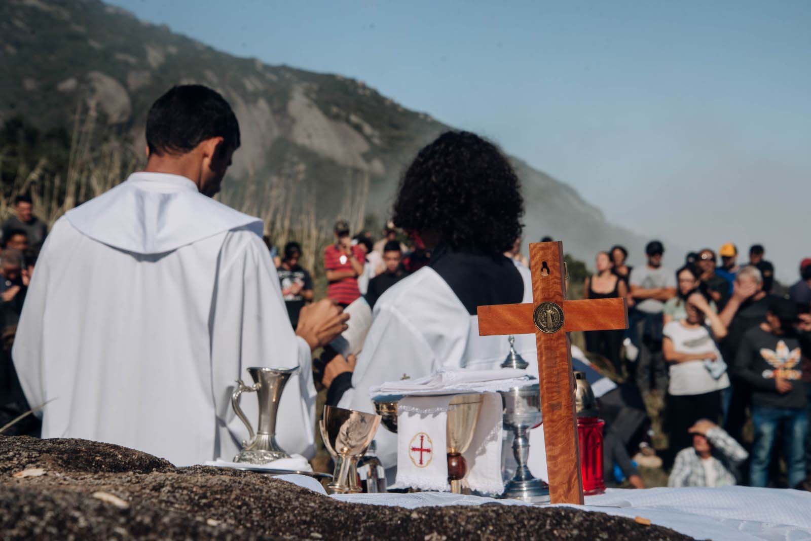 Foto de celebração de missa