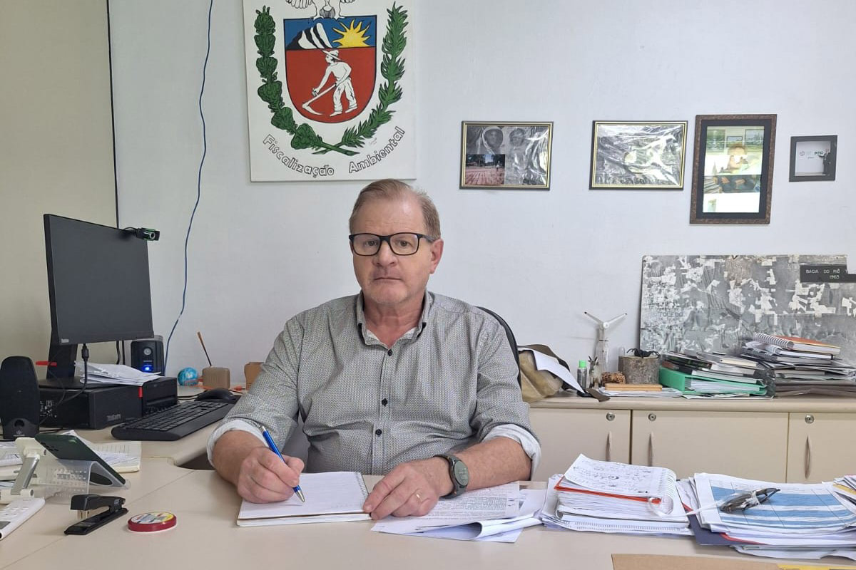 Foto do novo Diretor presidente do IAT