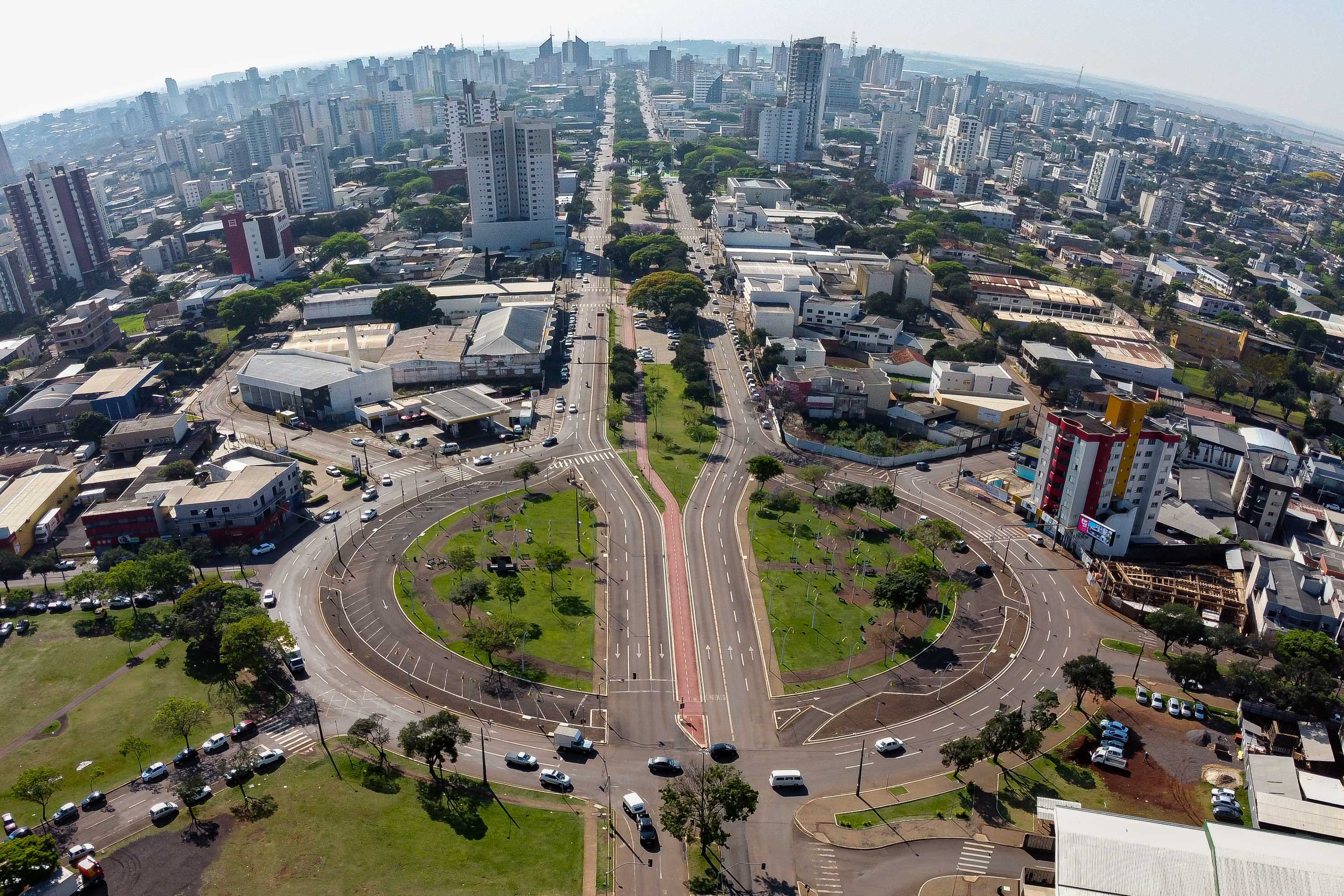 Foto aérea de Cascavel