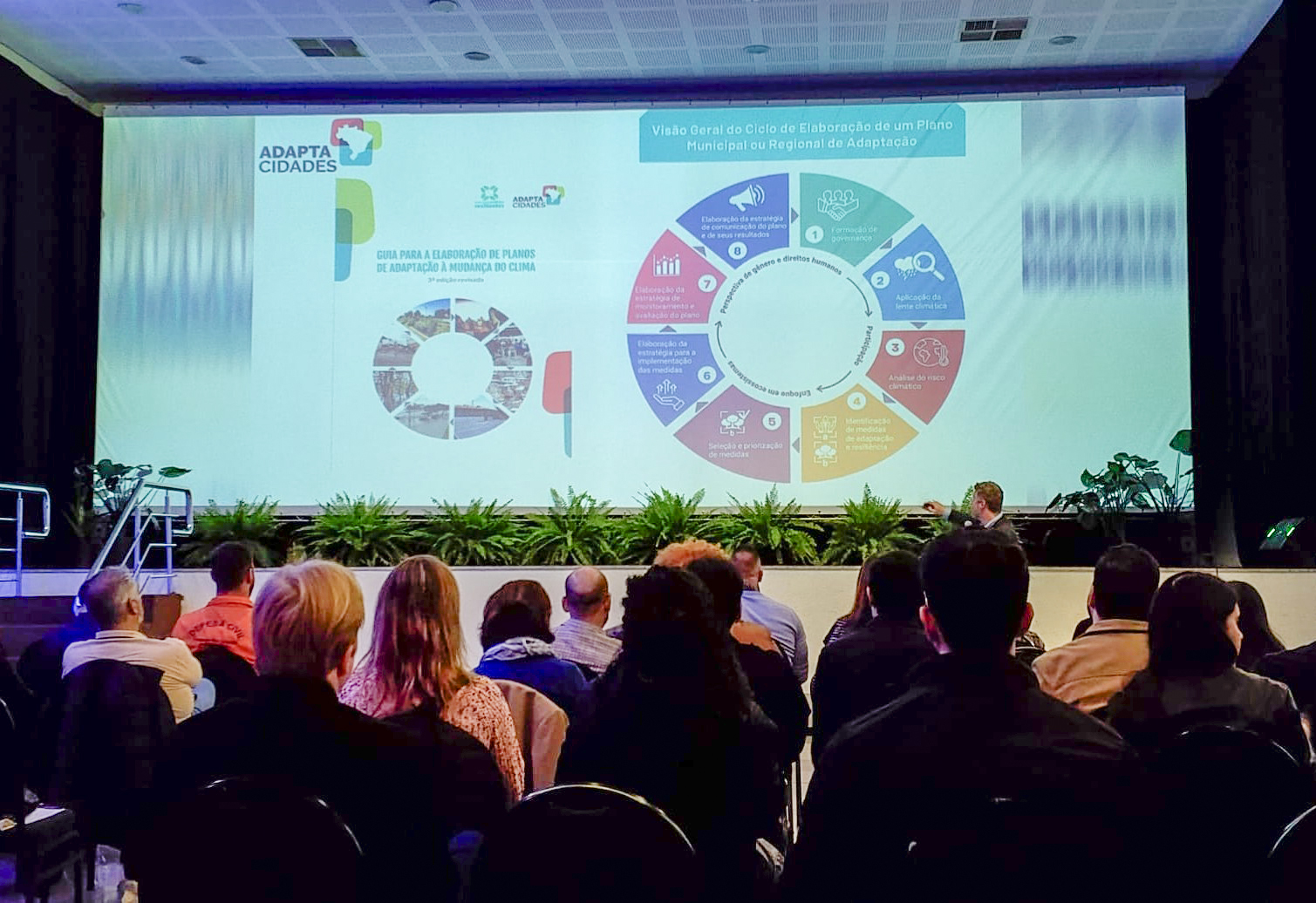 Foto de apresentação em evento