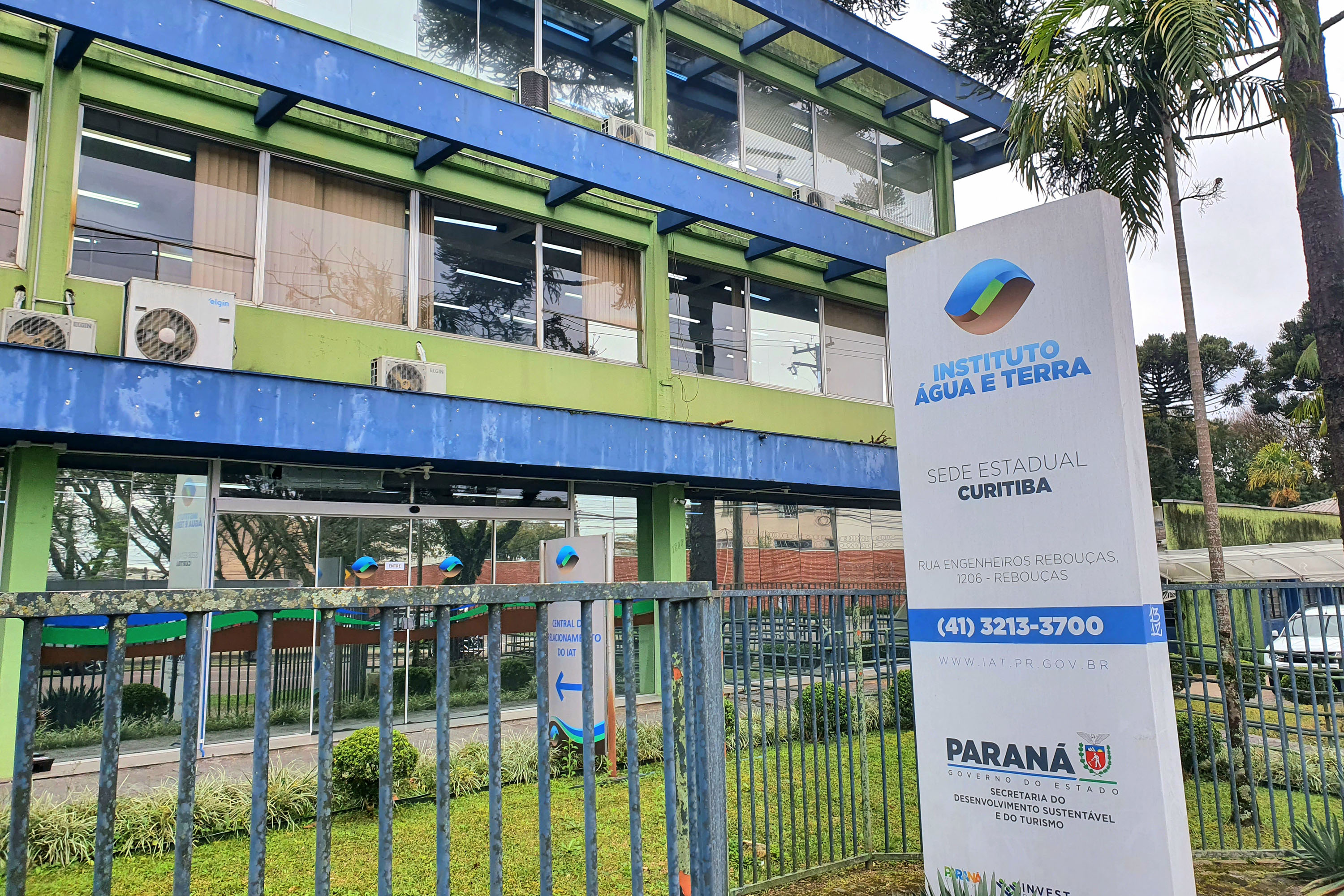Foto da sede do Instituto Água e Terra