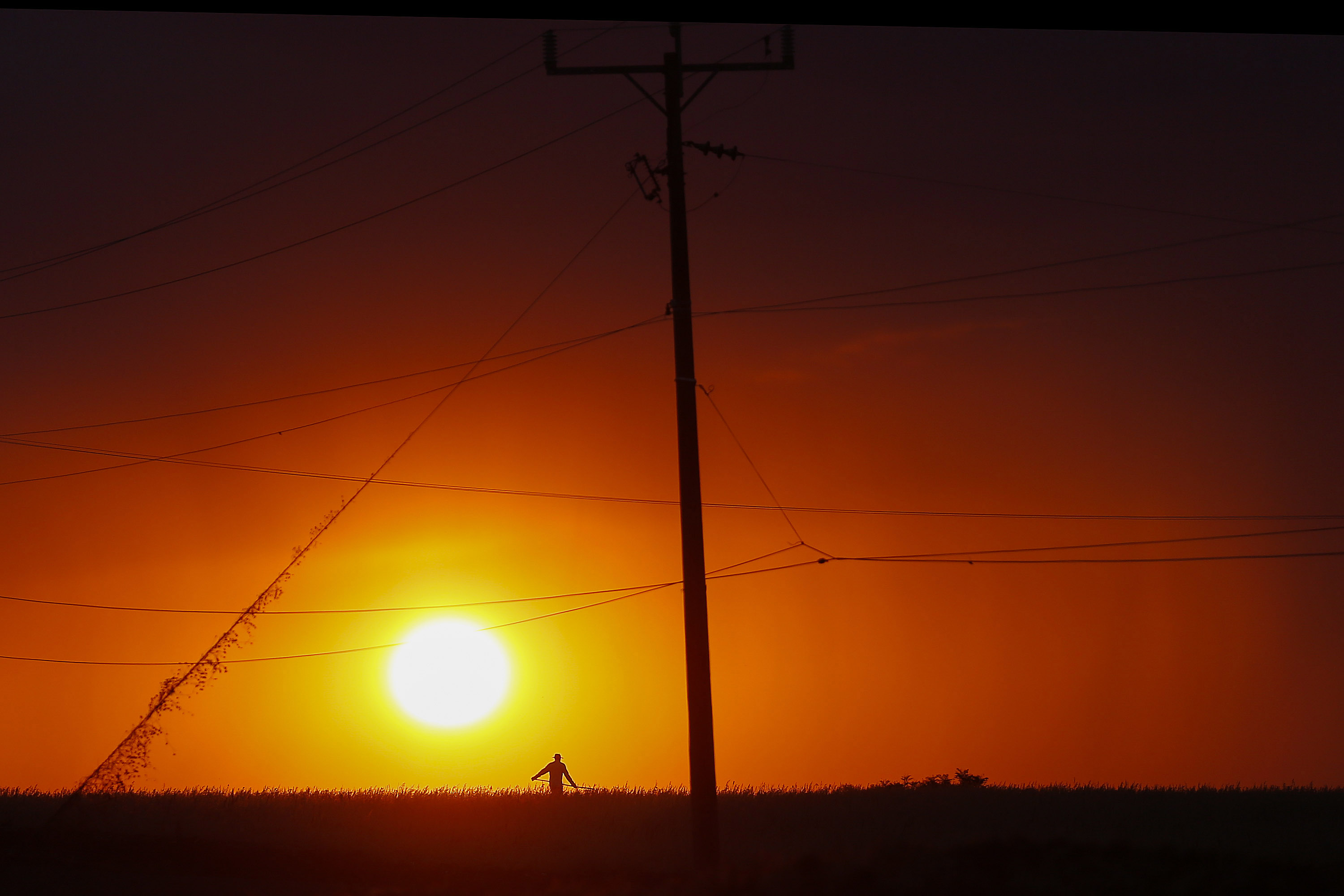 Foto de pôr do sol