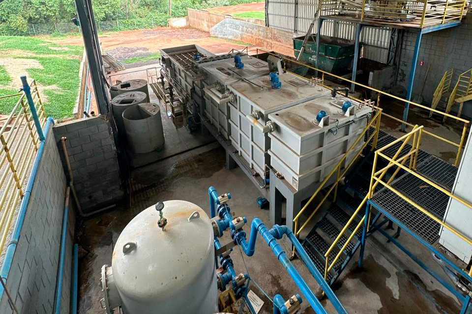 Foto da estrutura licenciada pelo IAT