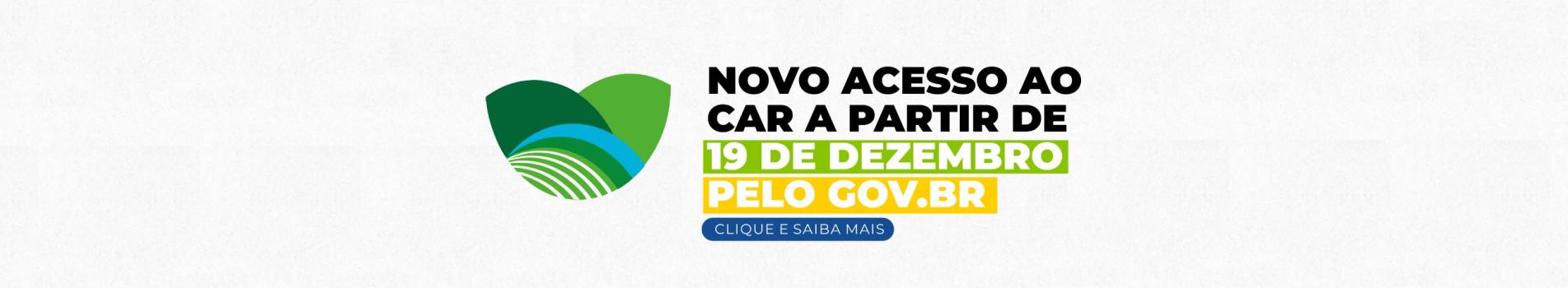 Novo acesso ao CAR