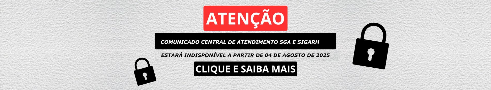 Comunicado Central de Atendimento au Usuário