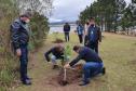 Represa do Iraí recebe mudas nativas e simboliza plantio em todo o Estado 