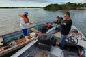 Operação do IAT no Rio Paraná busca combater a prática da pesca ilegal. Foram recolhidos materiais proibidos e aplicadas multas
