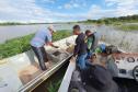 Operação do IAT no Rio Paraná busca combater a prática da pesca ilegal. Foram recolhidos materiais proibidos e aplicadas multas