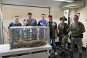 Captura da onça parda mobilizou técnicos do Instituto Água e Terra (IAT), militares do Batalhão de Polícia Ambiental-Força Verde (BPAmb-FV) e um médico veterinário anestesista. Animal é um macho com 36 quilos, jovem e saudável.