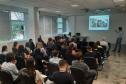 Treinamento dos servidores do IAT na sede administrativa da Sanepar em Curitiba.