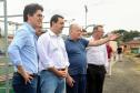 Governador Carlos Massa Ratinho Junior nesta quinta-feira (06) visitou o Parque Laranjinha em Ventania