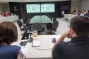 Técnicos do Instituto Água e Terra e do Banco Mundial se reuniram nesta quarta-feira (10) no Palácio das Araucárias para avançar no programa i9 Ambiental.
