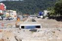 Obras de micro e macrodrenagem no municipio de Matinhos, que vão acabar com as enchentes e alagamentos nas ruas.. secretário do IAT Everton Luiz da Costa Souza deu coletiva para a imprensa no local das obras na praia de Caioba.