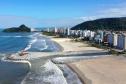 Foto da orla de matinhos