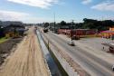 Obras de micro e macrodrenagem no municipio de Matinhos, que vão acabar com as enchentes e alagamentos nas ruas.. secretário do IAT Everton Luiz da Costa Souza deu coletiva para a imprensa no local das obras na praia de Caioba.
