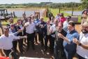 Foto do governador e equipe no sistema de reuso