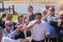 Foto do governador e equipe no sistema de reuso