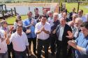 Foto do governador e equipe no sistema de reuso