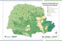 Mapa das regiões fitogeográficas do Paraná