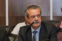 Curitiba, 18 de setembro de 2023 - O governador Carlos Massa Ratinha Jr., ao lado do ministro da Integração e do Desenvolvimento Regional, Waldez Góes, e do diretor da Agência Nacional das Águas, Felipe de Mello S. Cunha, assina o Termo de Adesão ao Pacto pela Governança da Água.